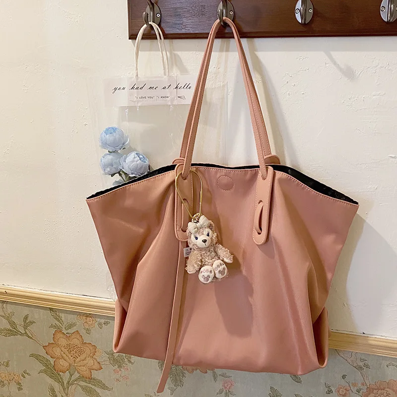 

Tote bag female new Korean ins large-capacity mother-and-child bag Oxford cloth one-shoulder portable underarm big bag