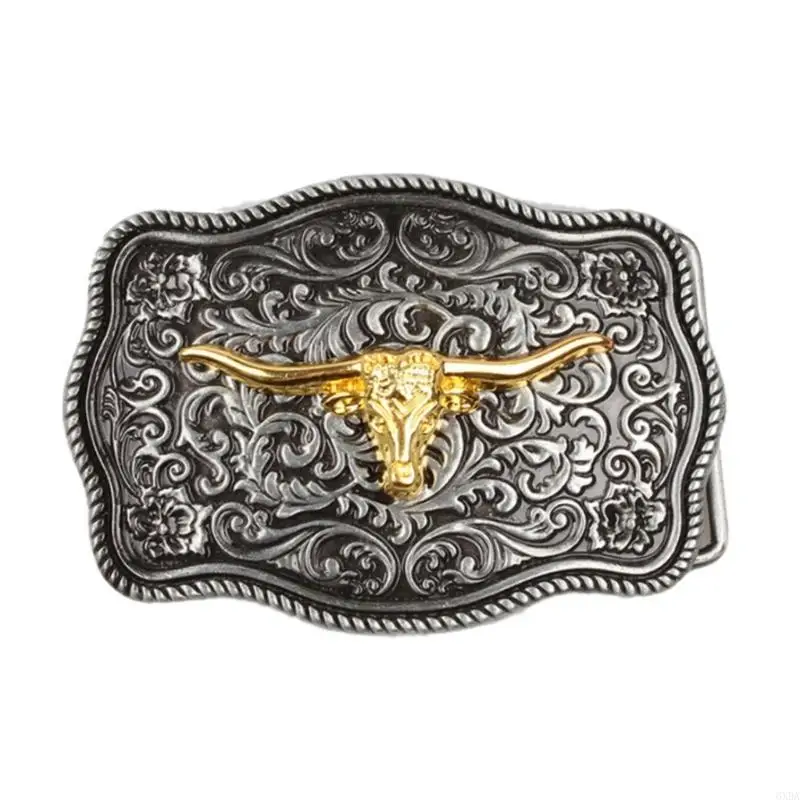 Stylish Metal Belt Buckle Delicate Single Prong Classical Buckle Gift for Men 6XDA
