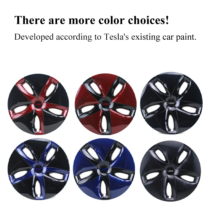 Wheel Hub Cap For Tesla Model 3 2017-2023 Wheel Cover Enjoliveur 18 Inch ABS Hubcap 1 Pcs Para Vehiculos Model3 2023 Accessories