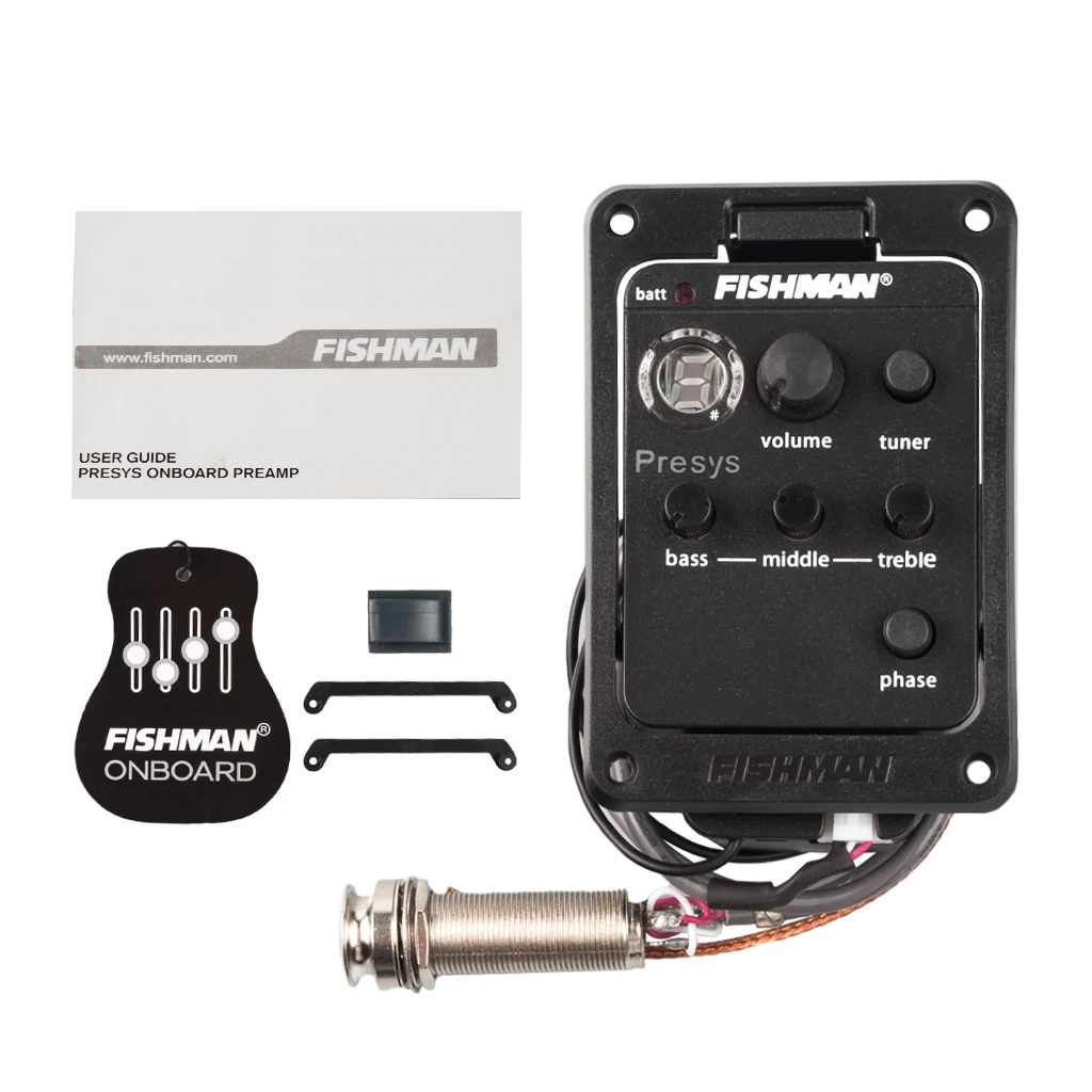 Series Fishman EQ Equalizer Guitar Piezo Pick Guitar Tuner Blend Acoustic Guitar Soundhole EQ Parts Accessories