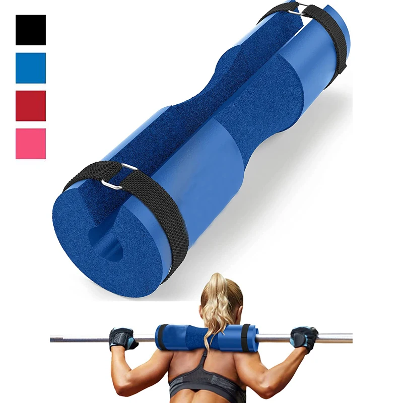 2026 Customized Gym Fitness Weightlifting protection Shoulder Barbell Squat Pad Black pink Foam Hip Thrusts Barbell Cushion Padp