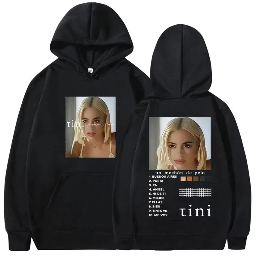 Singer Tini Stoessel Tour Album 2026 Merch Hoody Men Women Clothing Rock Sweatshirt Fashion High Quality Fleece Hoodie