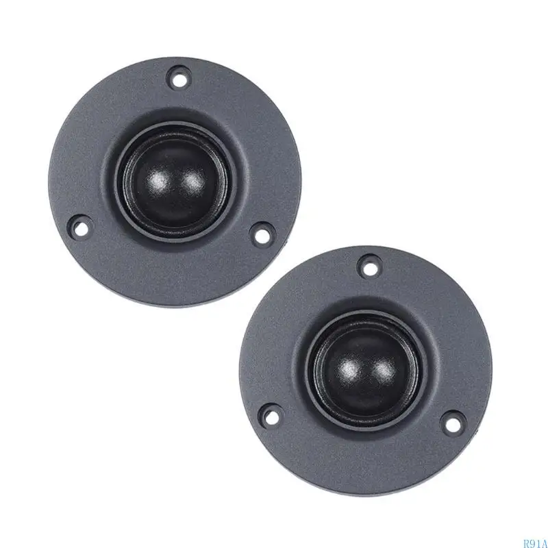 

R91A Silk Film Domes Tweeter Speaker 3inch 30W 74mm 25Core High Fidelitys Trebles Loudspeaker for Crisp Sound Experience