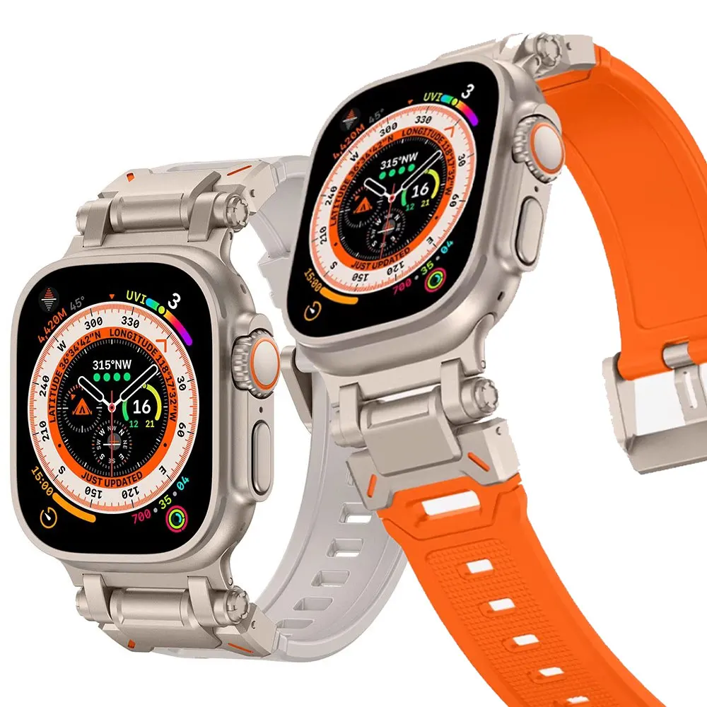 

Single Tour Band for Apple Watch Ultra 49mm Strap 44mm 45mm 46mm Men Sports Strap Iwatch Series 10 9 8 7 6 5 Se Luxury Bracelet