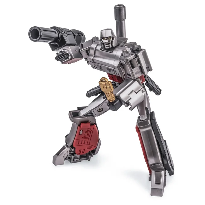 Na stanie Małe Figurki Transformujące się NA NEWAGE H9EX Megatron Metaliczny Zabawka Figurka Akcji z Pistoletem, Kolekcjonerski Prezent