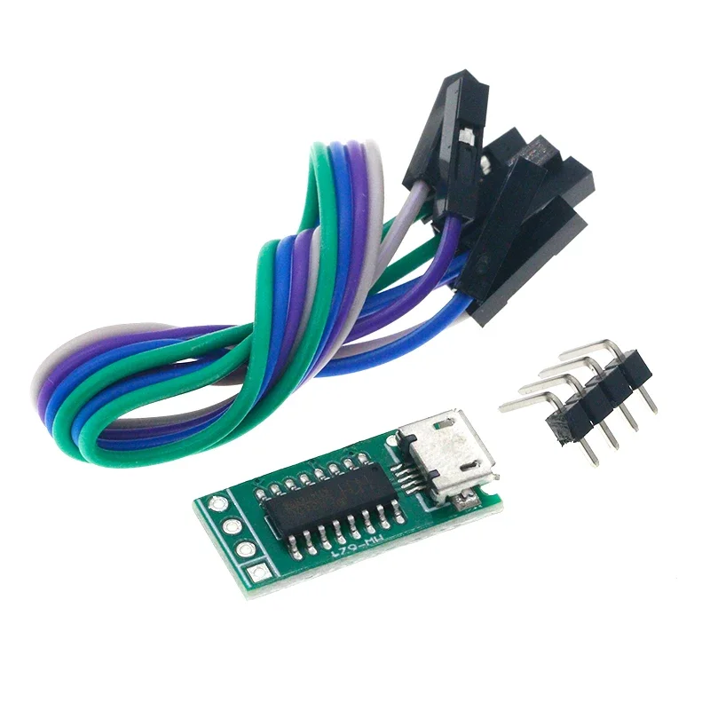 CH340C مايكرو USB إلى TTL المنفذ التسلسلي ISP تحميل وحدة 5 فولت 3.3 فولت 500ma استبدال CH340G CH340T ل STM32 51 مع خط دوبونت