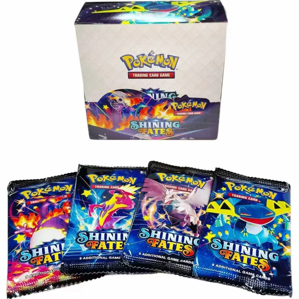 

324 units/box Pok é mon TCG: Shining Fate Booster Box, Collection and Trading Pok é mon Card Game, Children's Gift Board Game