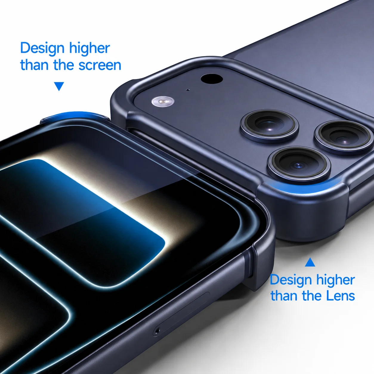 Oryginalne, wykonane z metalu aluminiowego, wytrzymałe etui typu ARC do iPhone 18, 17 Pro, 17 Pro Max, Air – dwuwarstwowe, wyjątkowe, zapewniające wysoki poziom ochrony. — zdjęcie produktu 2