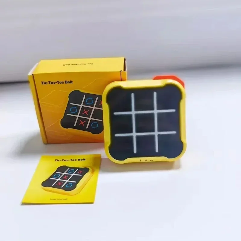 Juego de mesa Tic Tac Toe 3 en 1, juguete electrónico para niños, regalos, juego de cruces, entrenamiento de memoria, juegos de viaje portátiles para niños y adultos