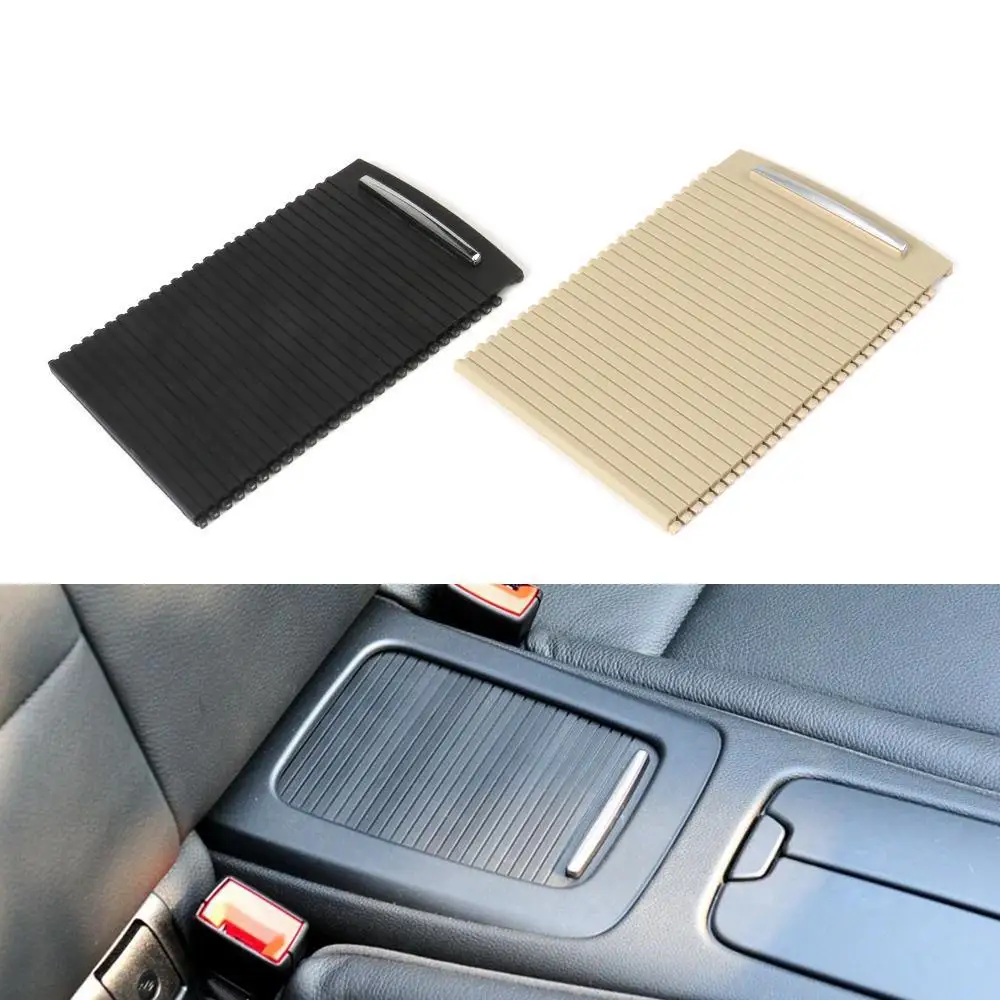 

Rear Console Storage Tray Cover Trim Cover Slide Roller Blind Cover Water Cup Holder Curtain For BMW E92 E93 M3 51166963913