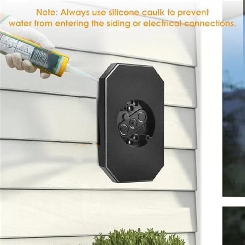 ABJN-Siding Mounting Block Siding Mounting Kit صندوق مدمج في الهواء الطلق ضوء تصاعد كتلة Siding Mounting Kit