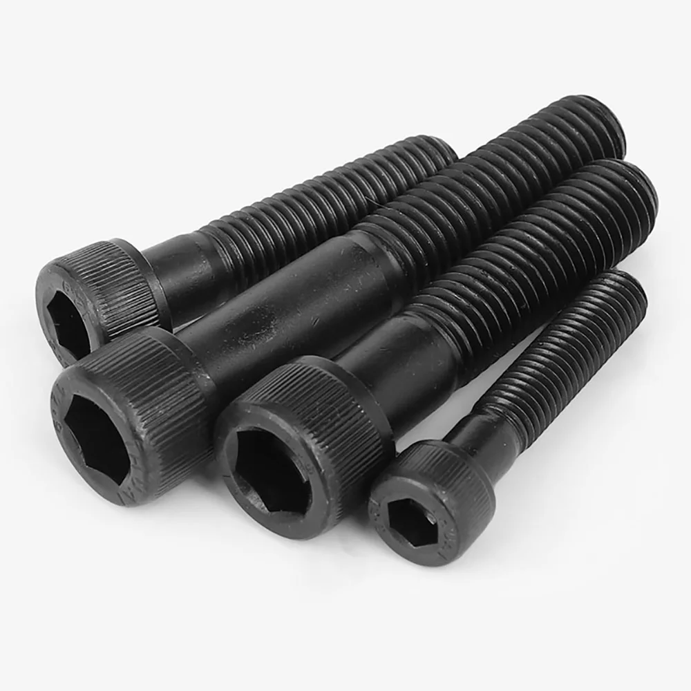 M3-M10 12.9 Black Half Thread Hex Socket Bolt Partial Thread Alloy Steel Cap Head Screw DIY Mold Jig High Strength Hardware