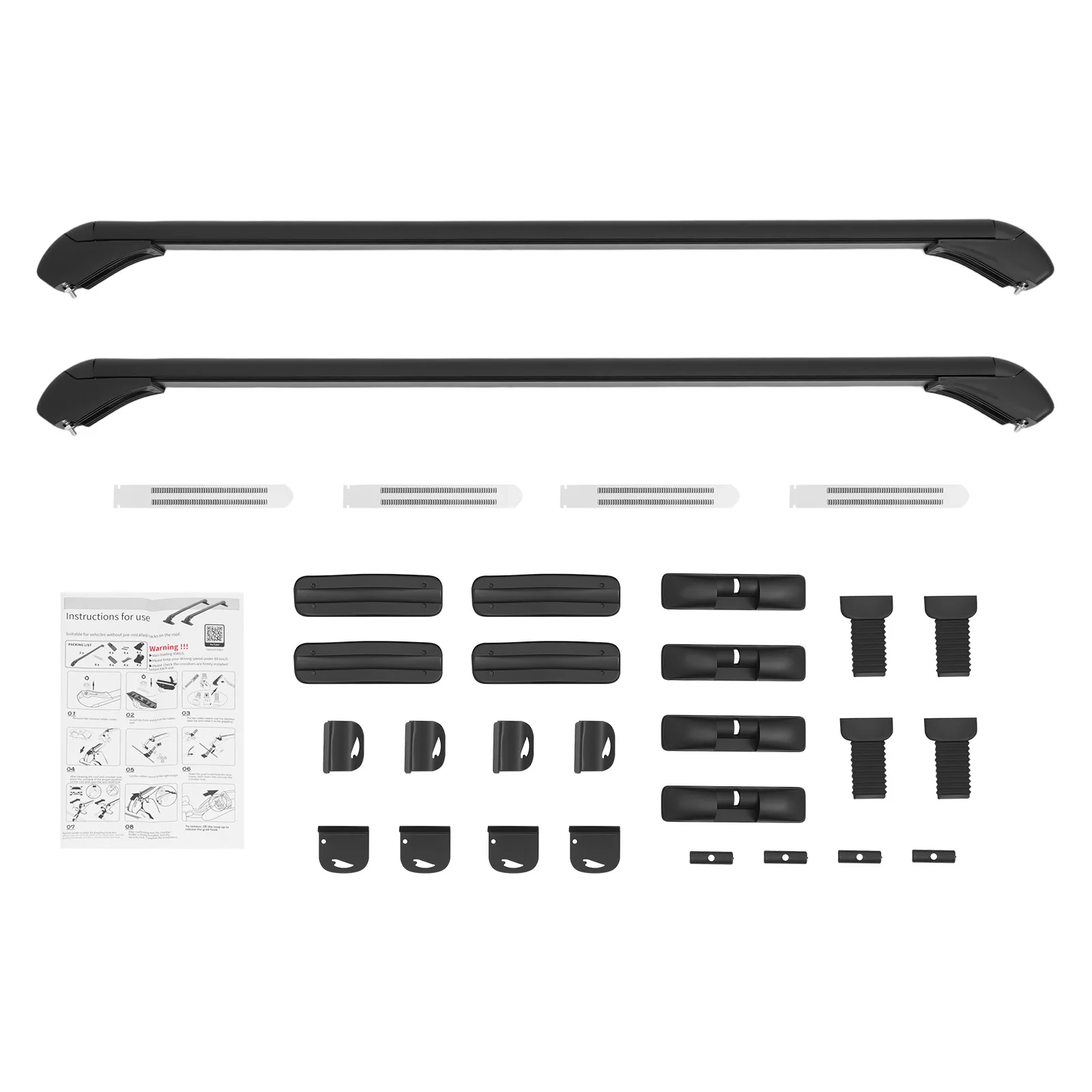 

Roof Rack Luggage Carrier Universal No-Drill Lockable Roof Rack Baggage Luggage Carrier Anti-Theft Design for SUVs Sedan