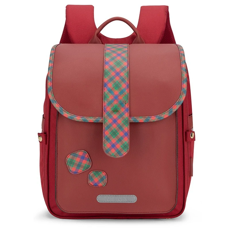 

British style schoolbag for primary school students, burden reduction and spine protection backpack