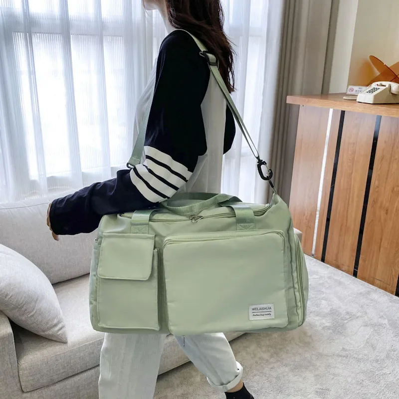 2023 Latest Women's Bag Large Capacity Handbag Luxury Shoulder Bag Travel Fitness Waterproof Folding Bag Multi function Bag