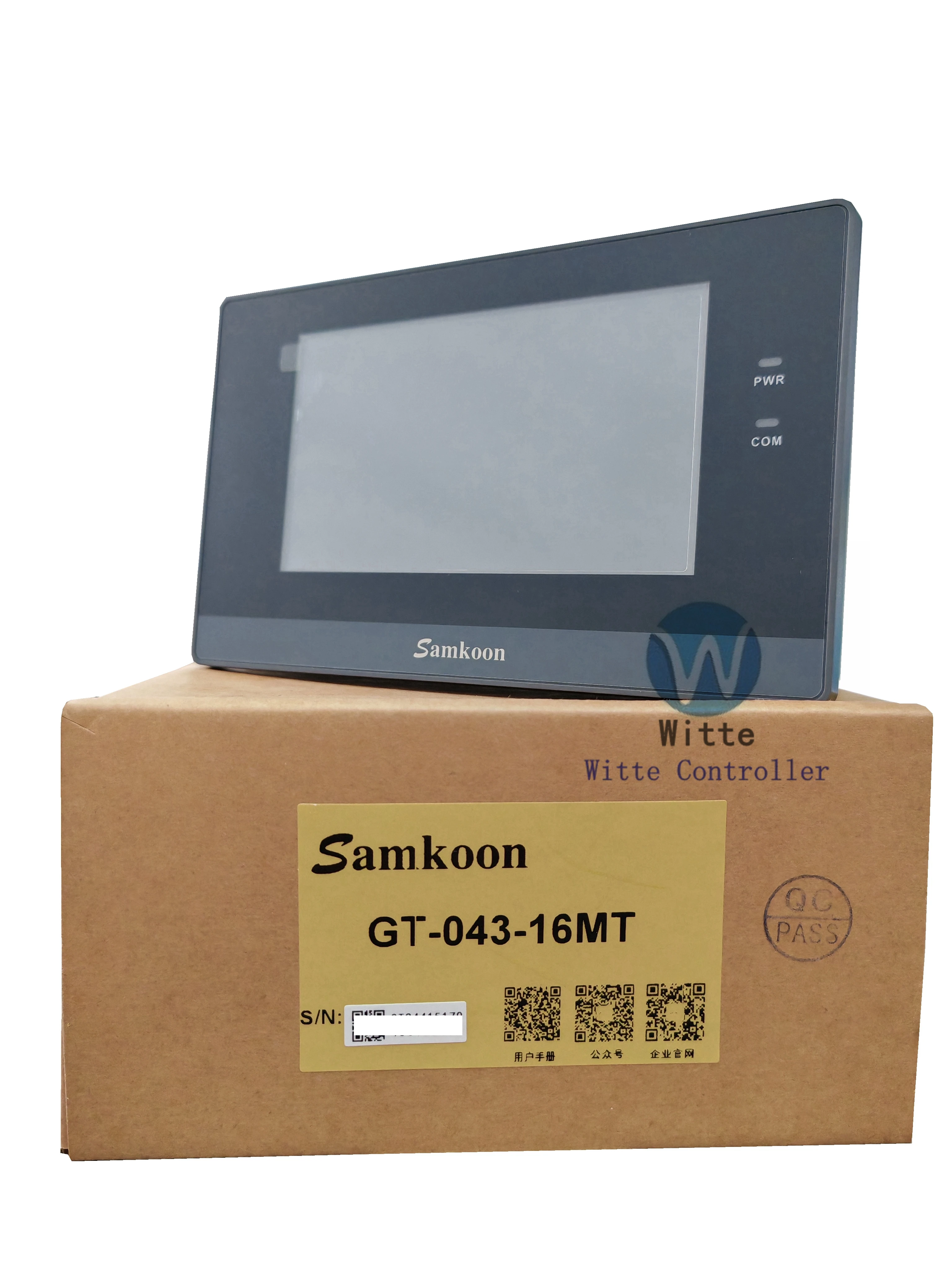 Samkoon HMI+PLC GT-043-16MR GT-043-16MT 4.3 Inch resolution 480*272 pixels Touchscreen all-in-one machine