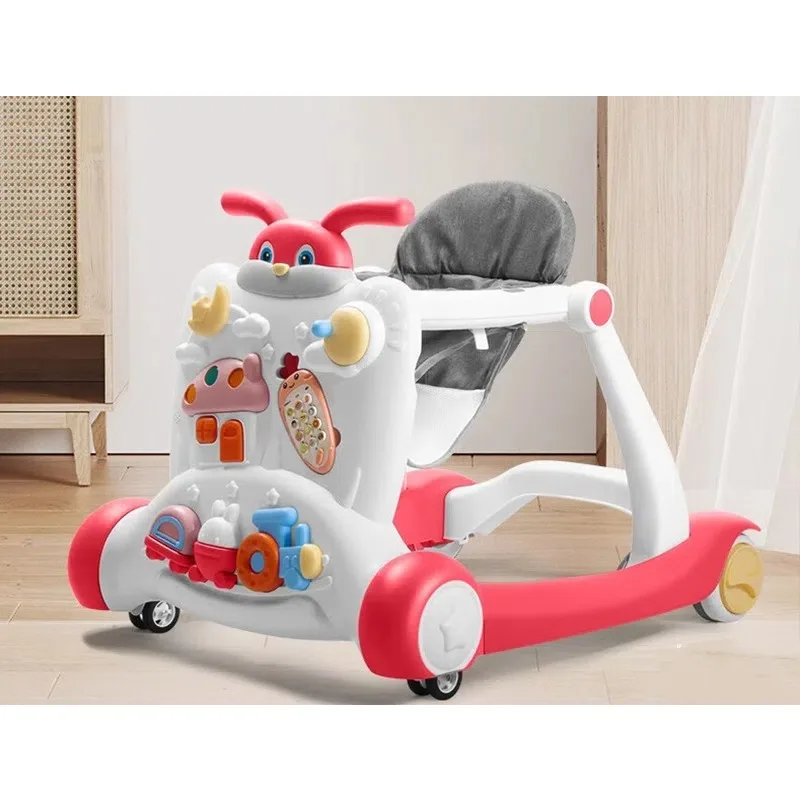 Kinder Musik Spielzeug Interaktive Baby Walker Einstellbare Geschwindigkeit Anti O-bein