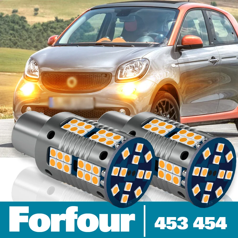 

2pcs LED Turn Signal Light For Smart Forfour 1 MK1 454 2 MK2 453 Accessories 2004 2005 2006 2015 2016 2017 2018 2019