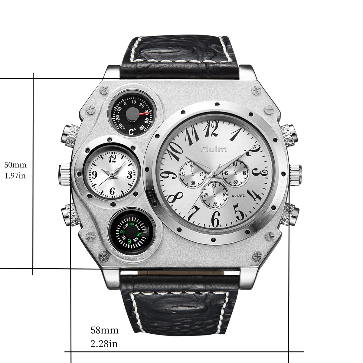 Orologio da uomo impermeabile di lusso relógios masculino Orologio al quarzo per uomo Orologio sportivo da uomo in pelle elegante reloj hombre