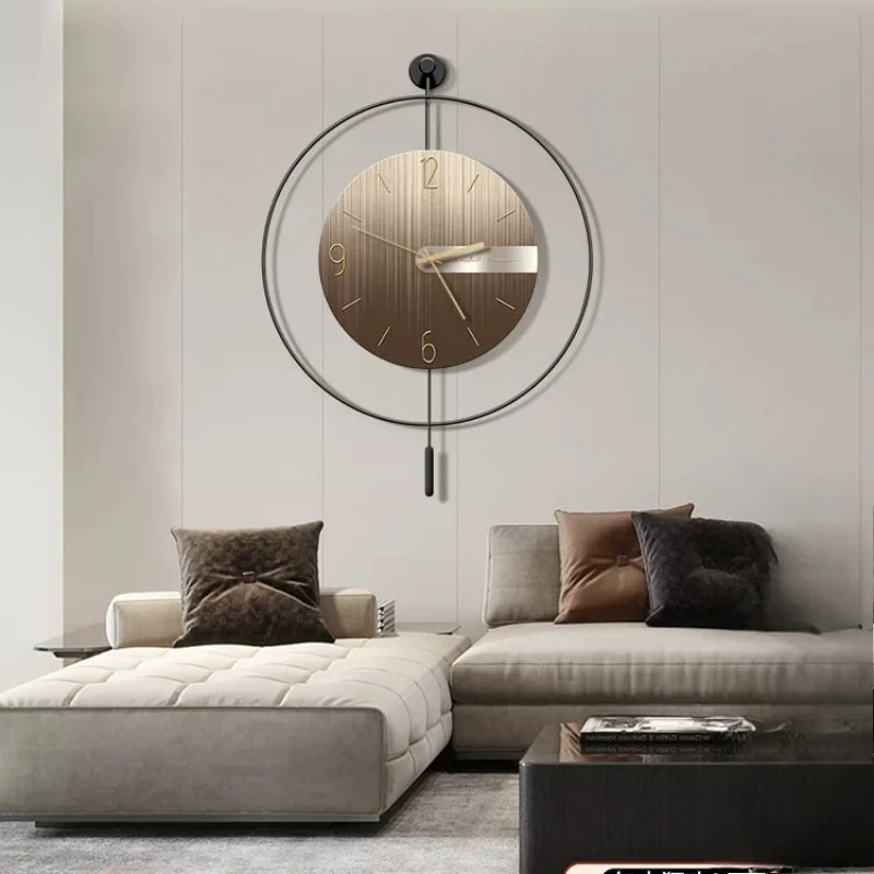 Industerial Noiseless Wall Clook Beautiful Seating Room Modern Wall Clook Minimlist Nordic Office Dekor Zimmer Wall Decor