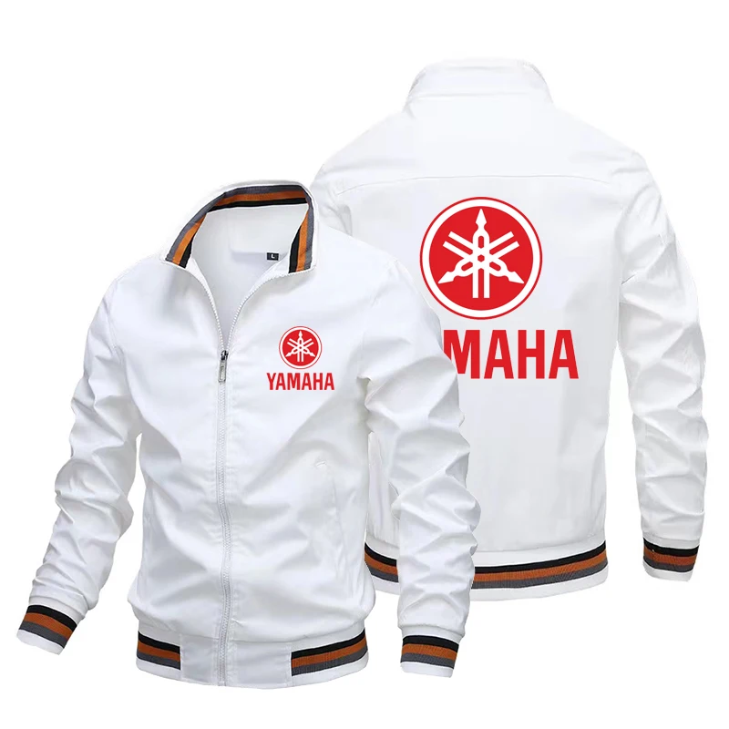 Yamaha Men\'s Clothing Motorcycle Jacket Casual Fashion Sportswear Biker Racer Jacket Yamaha Racing Team Custom Jacket Coat S-5XL