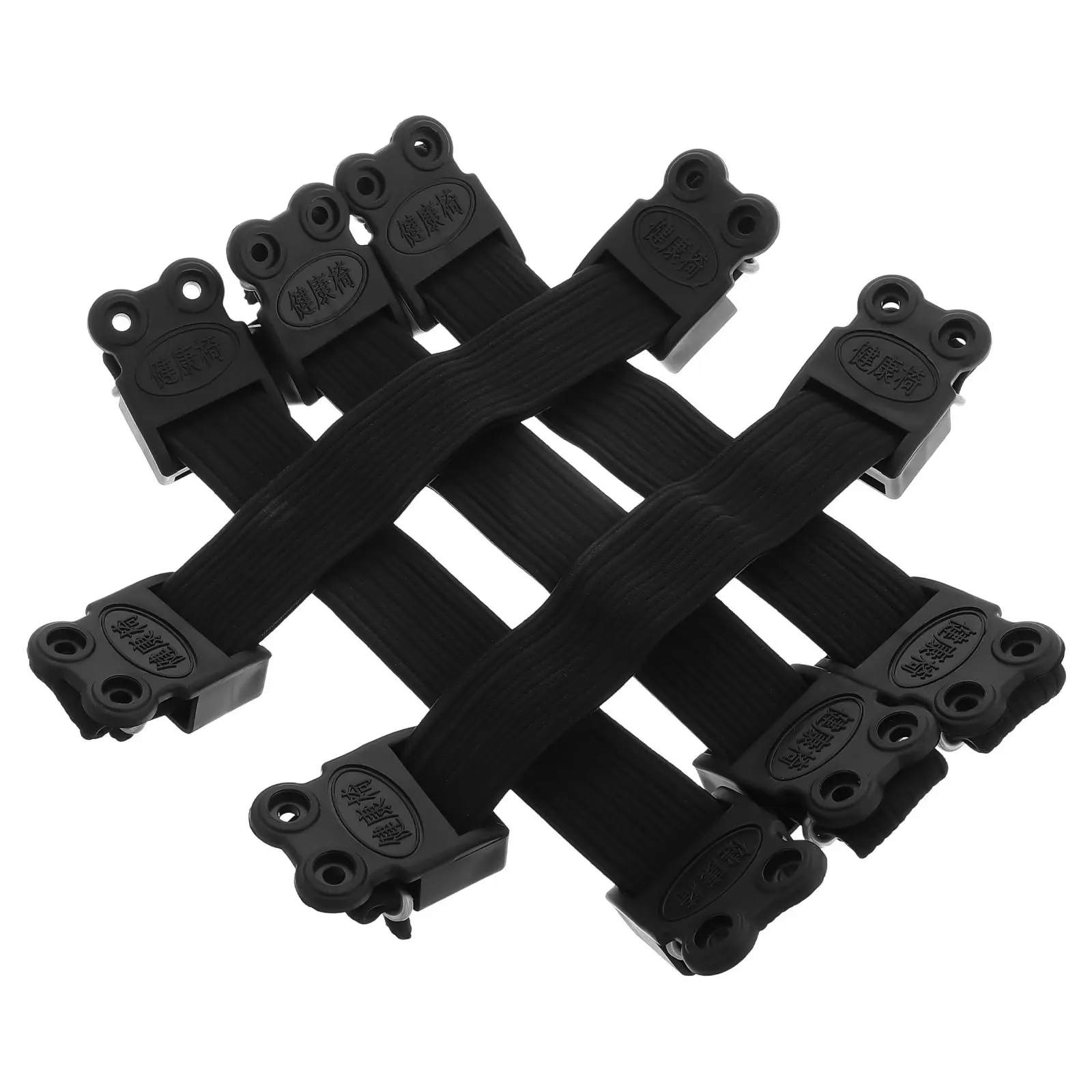 

5 шт. универсальных эластичных ремней для стульев, утолщенные сменные ремни для кресел для отдыха, офисных, садовых и кемпинговых стульев, усиленные фиксирующие ремни