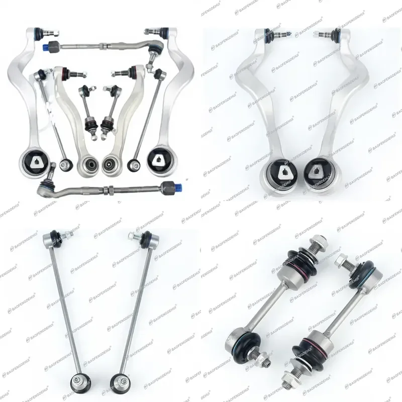 Car Suspension System Control Arm Ball Joint Stabilizer Link Tie Rod Kits for 5 Series E60 E61 523i 525d 530i