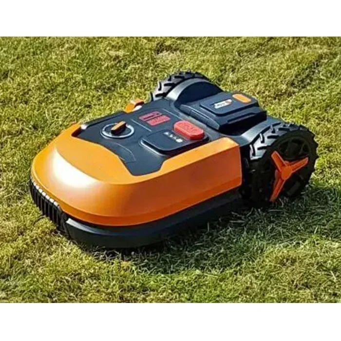 Wireless remote control intelligent four-wheel wheel remote control lawn mower overall solution