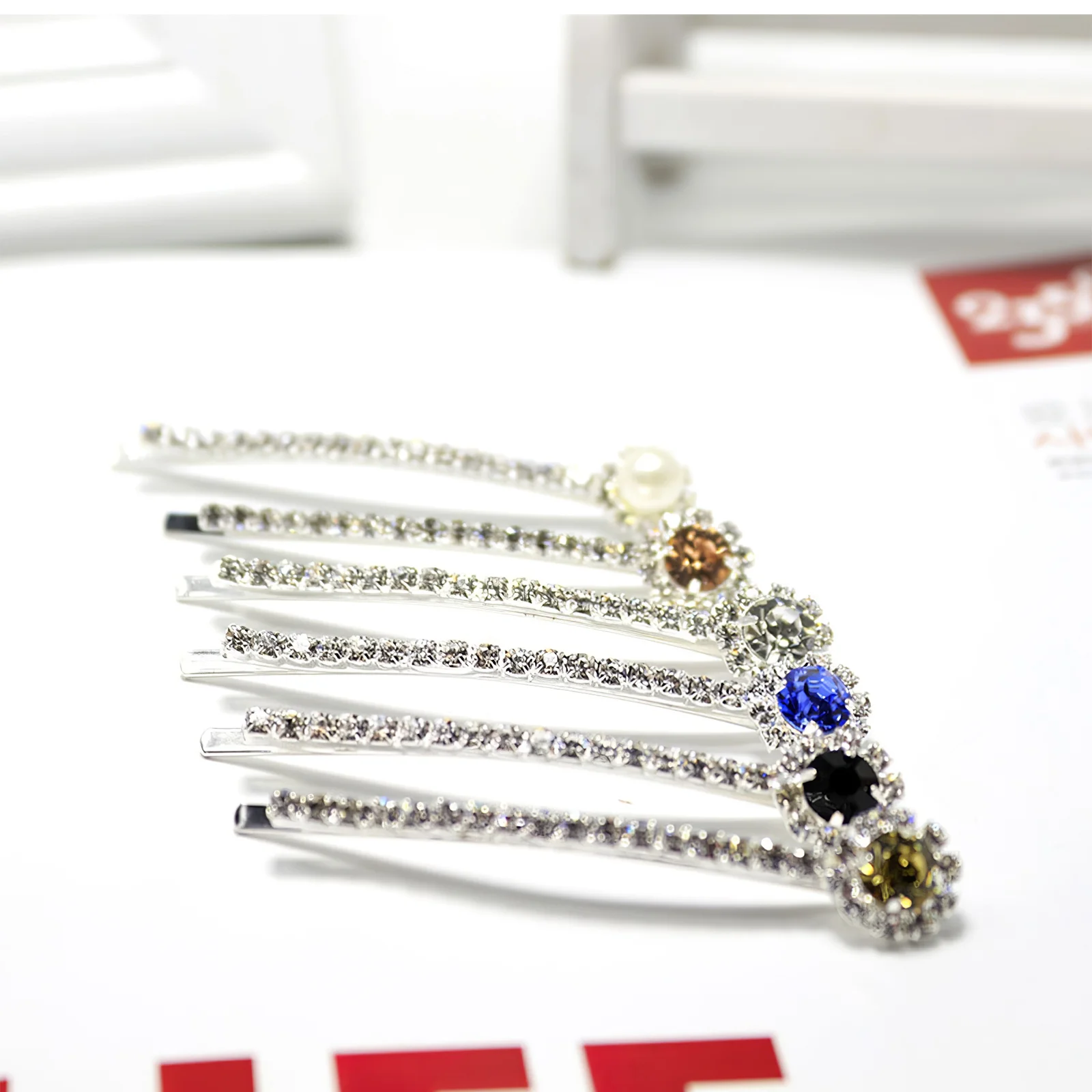 

6 шт., заколки для волос со стразами, жемчужный стиль, короткие заколки, модные заколки для волос для женщин и девочек, женские заколки для свадебной вечеринки