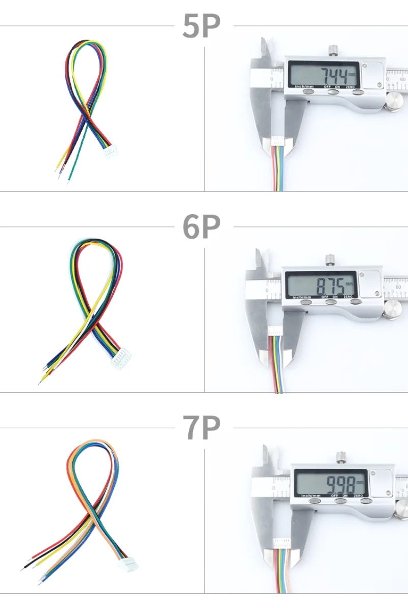 10 Stück GH1.25 2P/3/4/5/6/7/8/9/10/12P Einzel-/Doppelkopf 1,25 mm Abstand Elektronikdraht mit Verriegelungsanschluss 100/150/300 mm – Detail 3