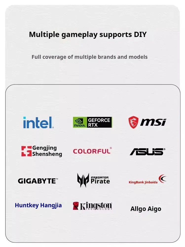 新型ハイエンド組立機 i5 13400F RTX5060Ti/14600KF/K 5060TI 8G 高フレームレート ゲーミングデスクトップパソコン ホスト DIY 完成セット