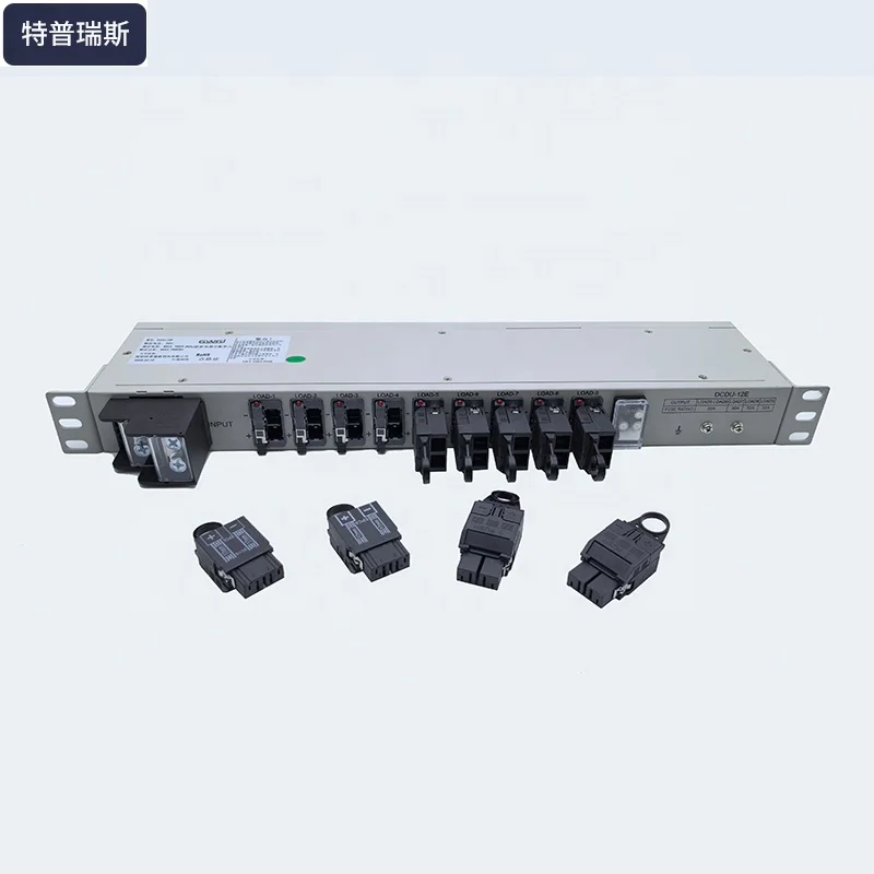 DC 19 inch 160A input 9-port  DCDU-12E rack mounted power distribution unit