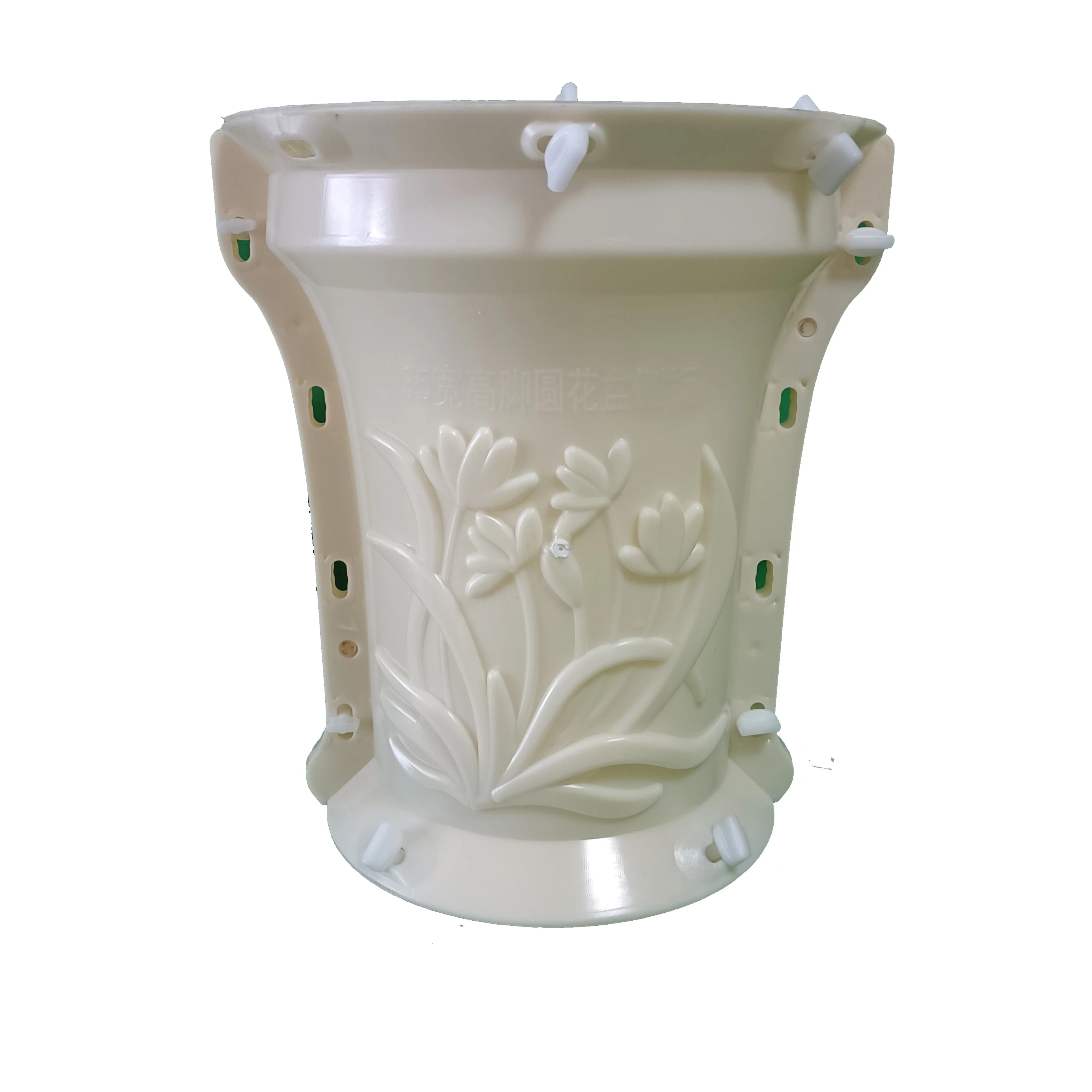 Plastic Garden Concrete Flower Pot Vase Planter Mold for Yard Decoration