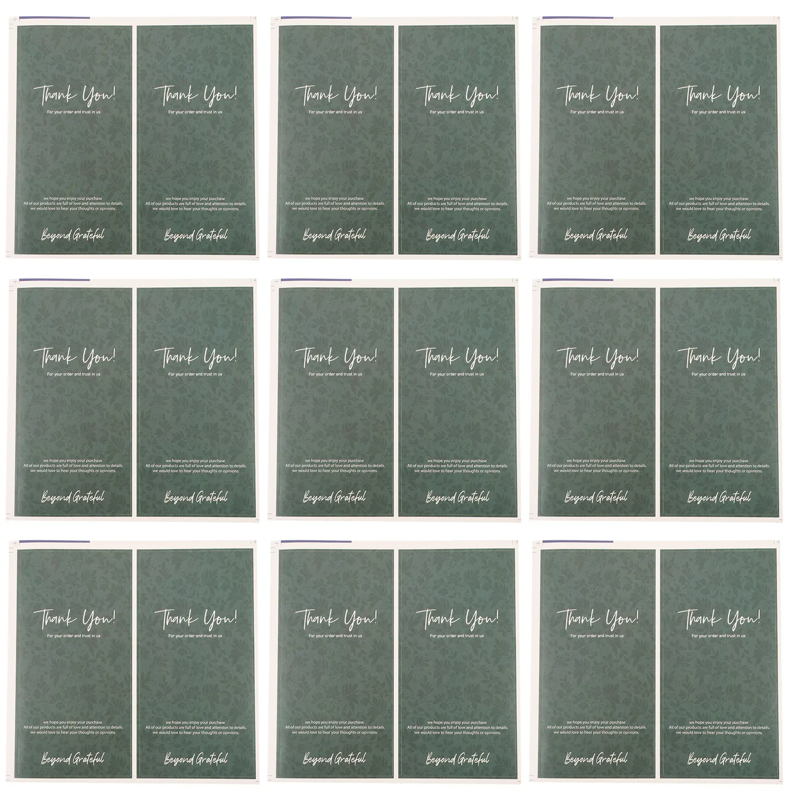 

100Pcs High-Quality Self-Adhesive Stickers Strong Adhesiveness Easy Peel Gift Box Seal Wrapping Packing Accessory