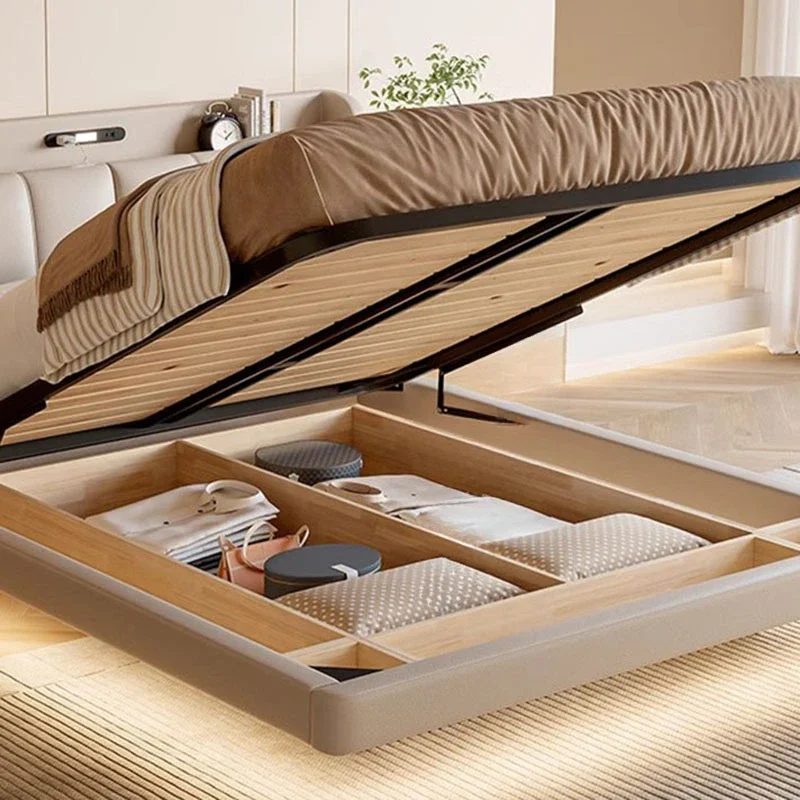 #v Royal Luxury Double Bed Modern  King Headboard Frame Double Bed Girl Sleeping  Furniture For Bedroom
