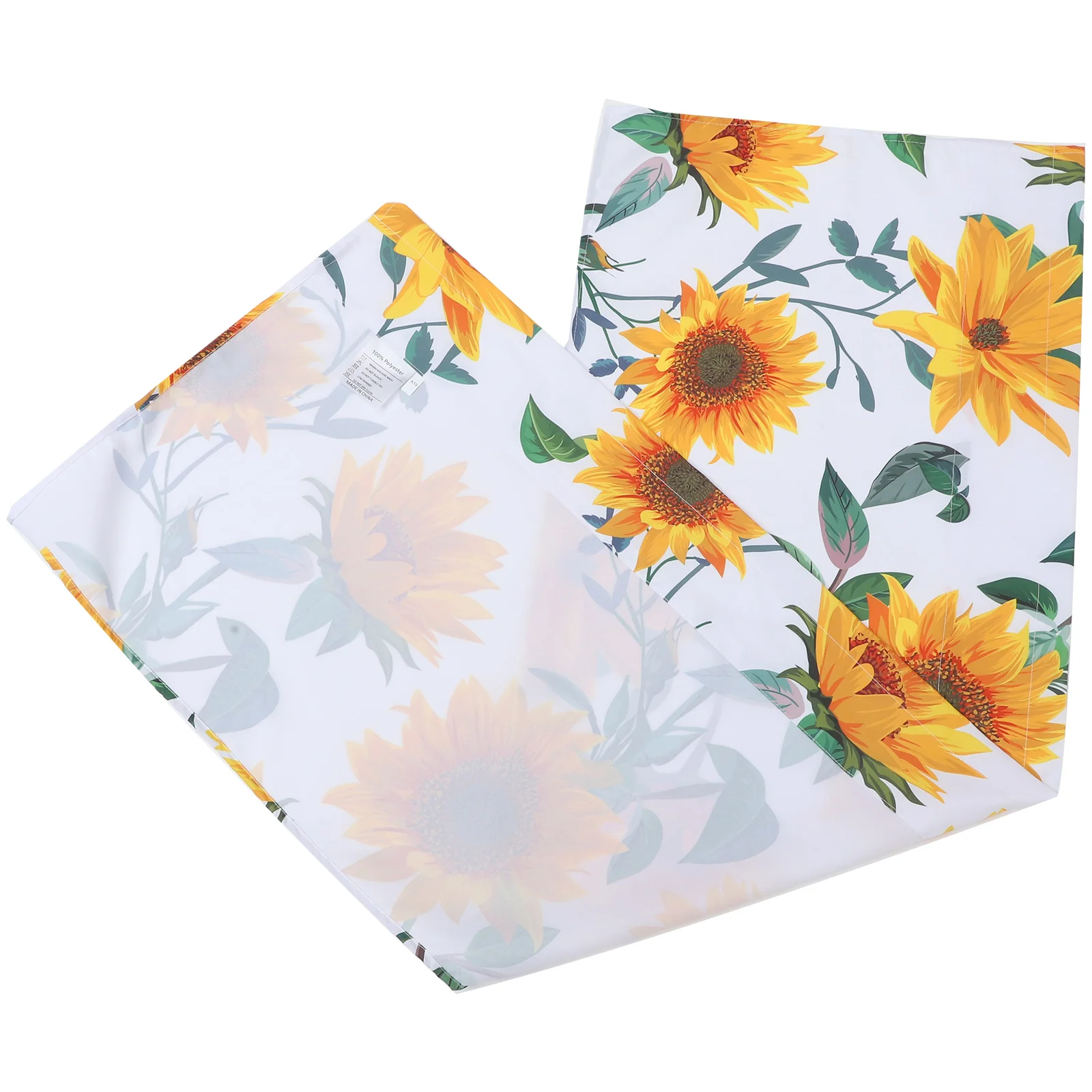 Pastoral Style Sunflower Kitchen Drapes Room Drapesation Half Curtains for Windows Short Country