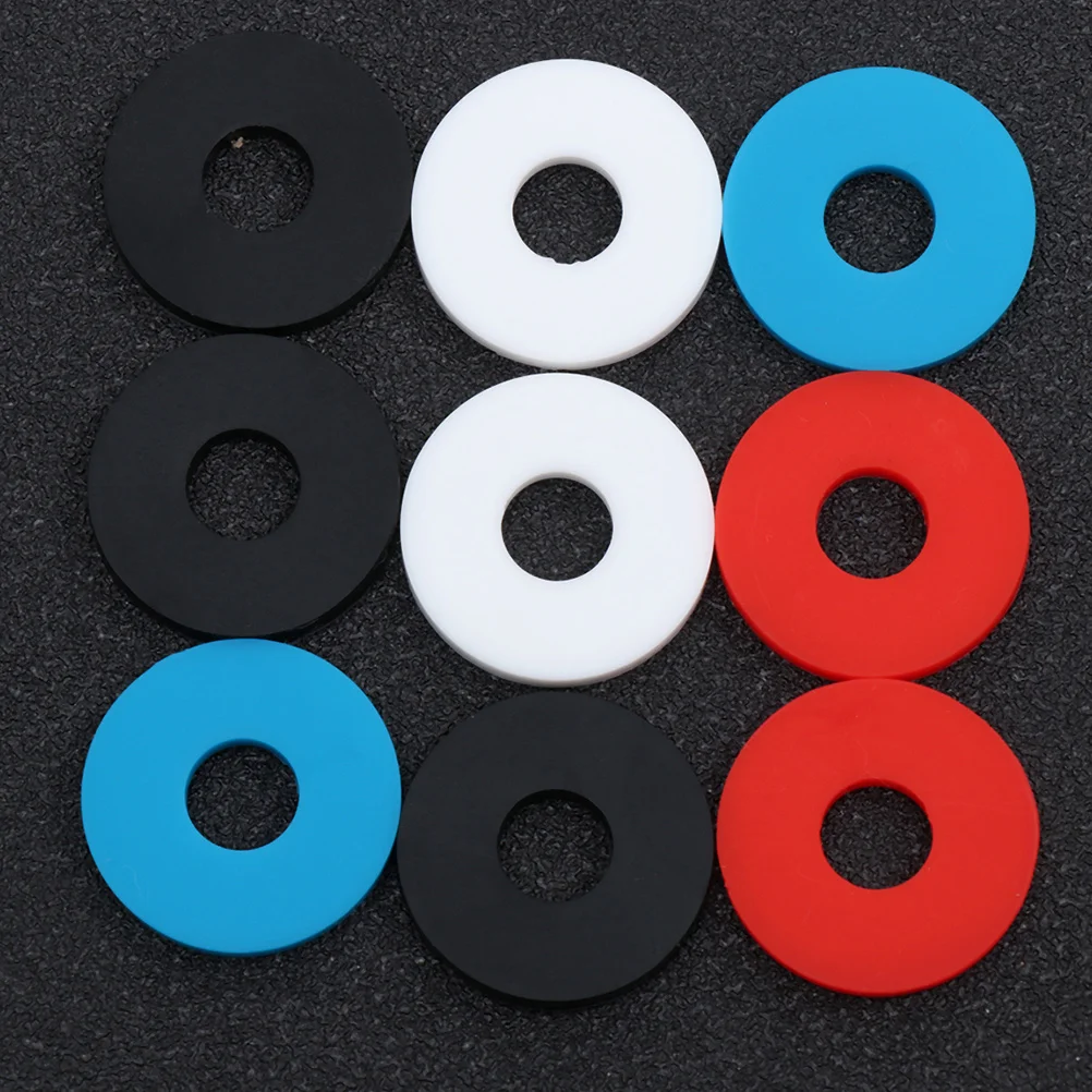 

12 Pcs Guitar Strap Buckle Anti-Drop Locks Bass Non Protector Silicone Gasket for Musical Instrument Accessories Electric