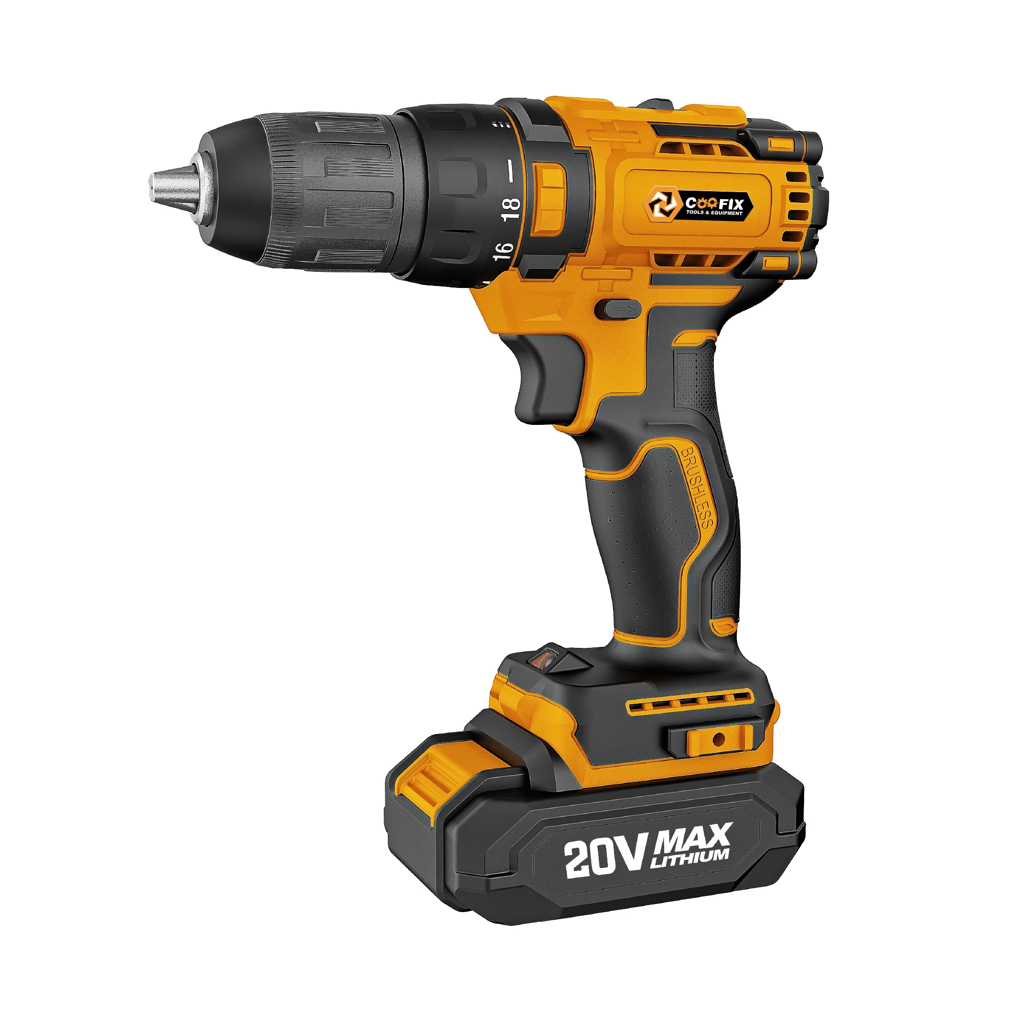 

COOFIX 20v Two Speed brushless Cordless Drill Driver Cordless drill