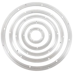 1pcs Heavy Duty Rotating Bearing Turntable Lazy Susan Base 12-39cm Round Rotating Bearing Plate Turntable Base Hardware