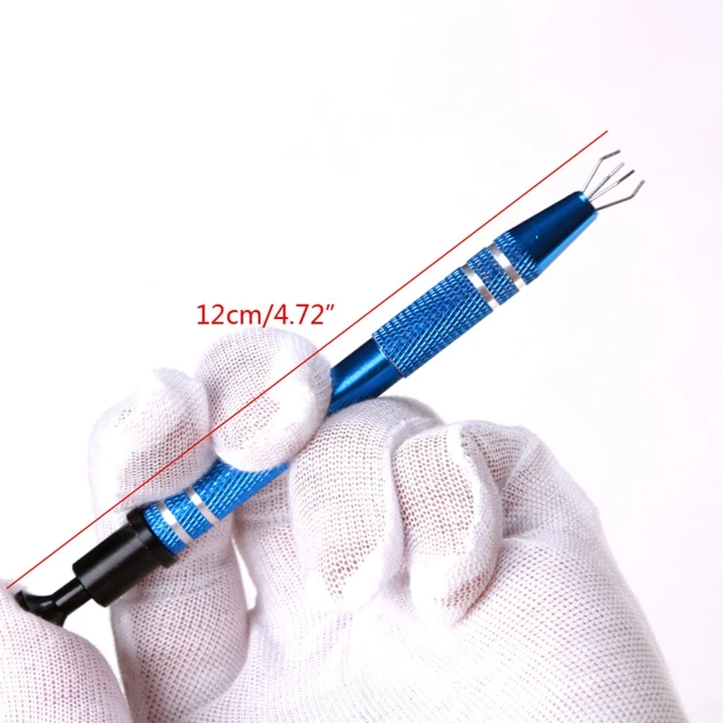 4 قطعة لوحة المفاتيح الميكانيكية الملقط أداة التشحيم فرشاة التبديل مجتذب الجذعية المنتقى عدة