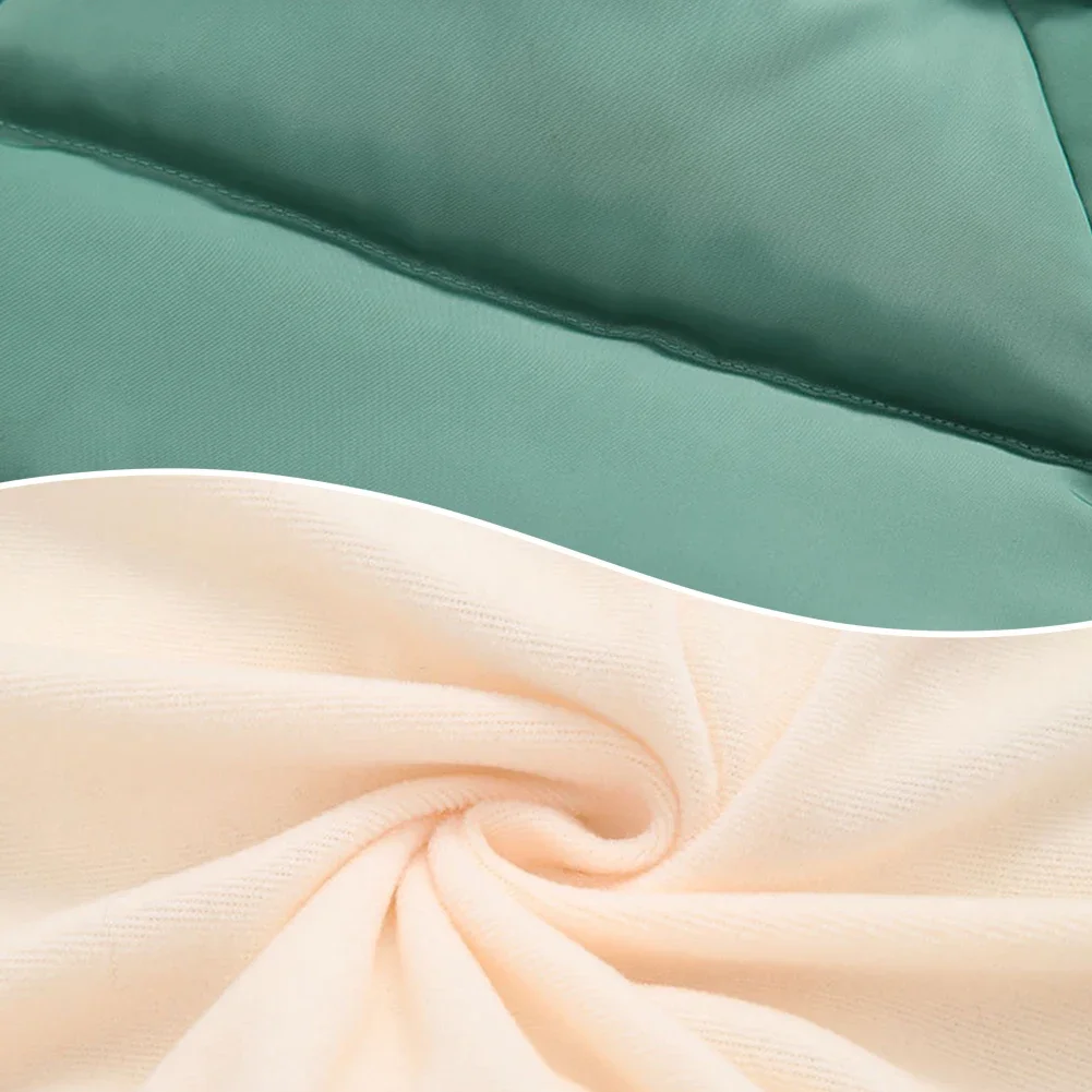 Chaqueta de algodón para bebé, traje de nieve de felpa con capucha de piel sintética para niñas y niños, abrigo acolchado cálido de lana gruesa, prendas de vestir de invierno para niños