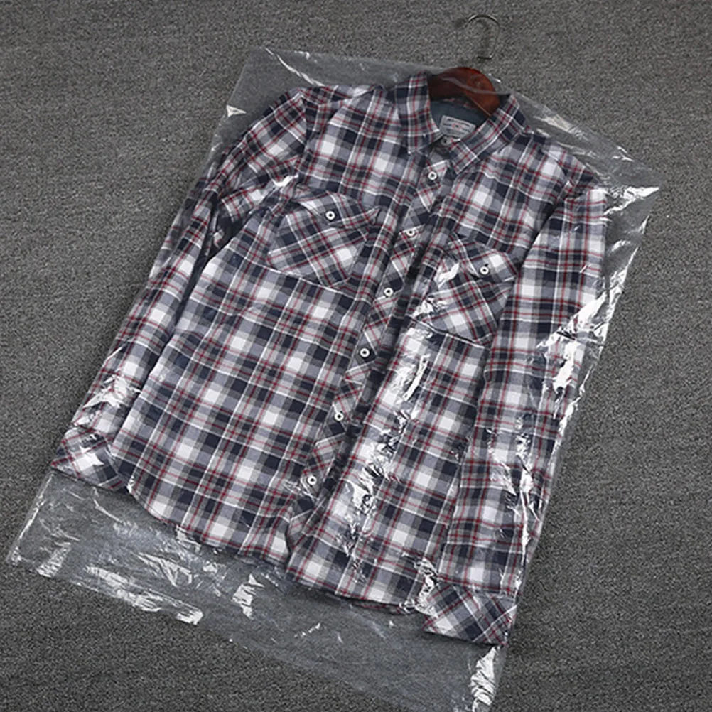 

30pcs Garment Dust Covers Transparent Storage Bags Kids Coats Protection Dry Cleaner Clothes Waterproof for Home