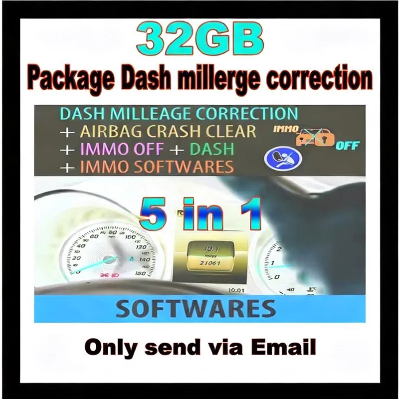 

Car Diagnostic Tools 32GB Full Software Pack Mileage Correction Airbag Crash Clear IMMO off Dash & IMMO OFF