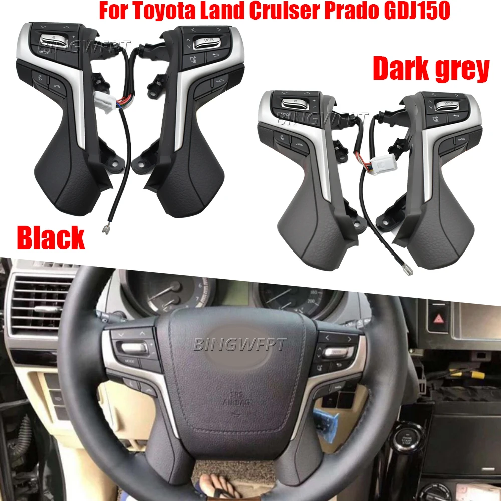 

84250-0N160 For Toyota Land Cruiser Prado GDJ150,GRJ150,KDJ150,LJ15 17-20 Bluetooth Phone Steering Wheel Audio Control Button