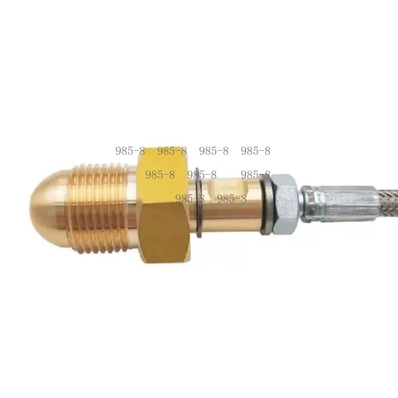 90cm Braided Steel Gas Hose G5/8