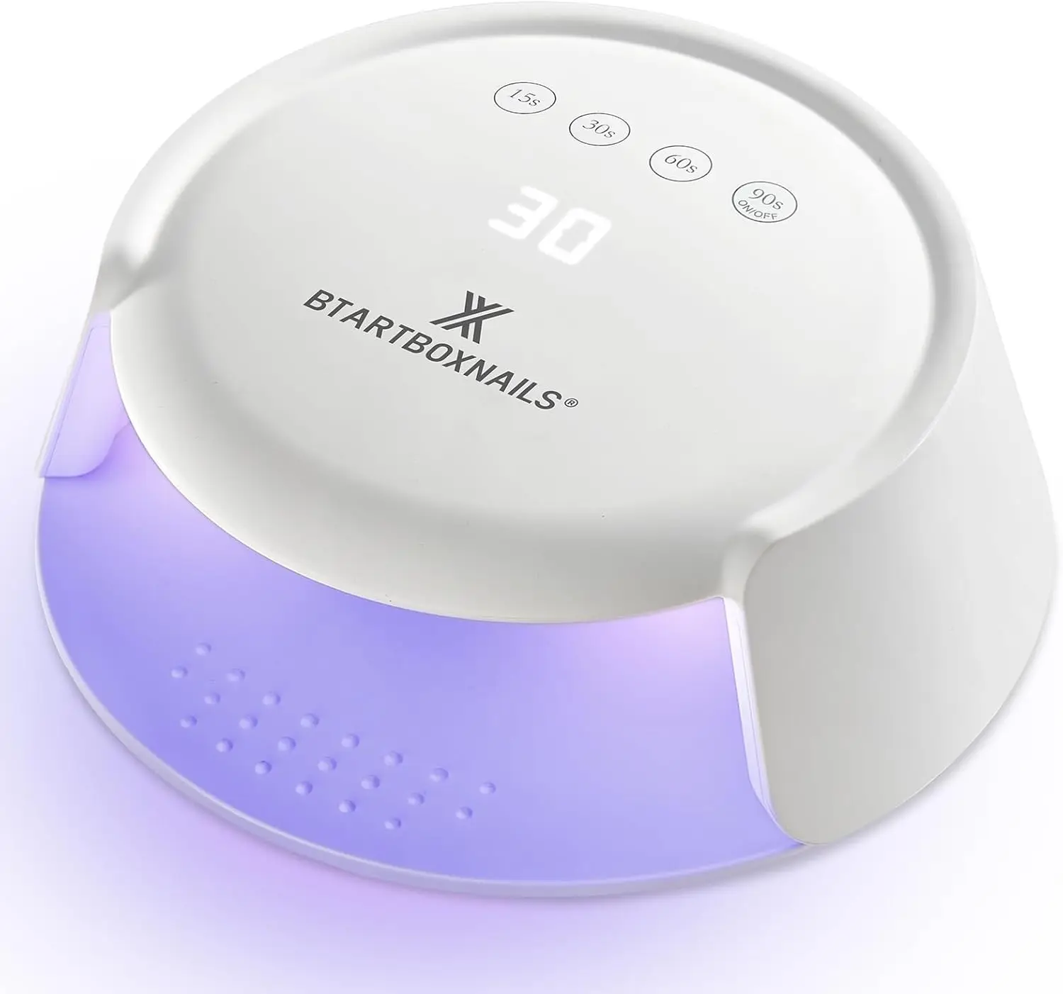 XCuringPRO Nail Lamp - Certified UV LED Dryer with 4 Timer, Smart Sensor, LCD Display for Gel Polish