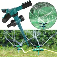 360 Degree Automatic Rotating Sprinkler for Lawn Ground Insert Drip Irrigation Watering Sprayer Garden Supplies 4