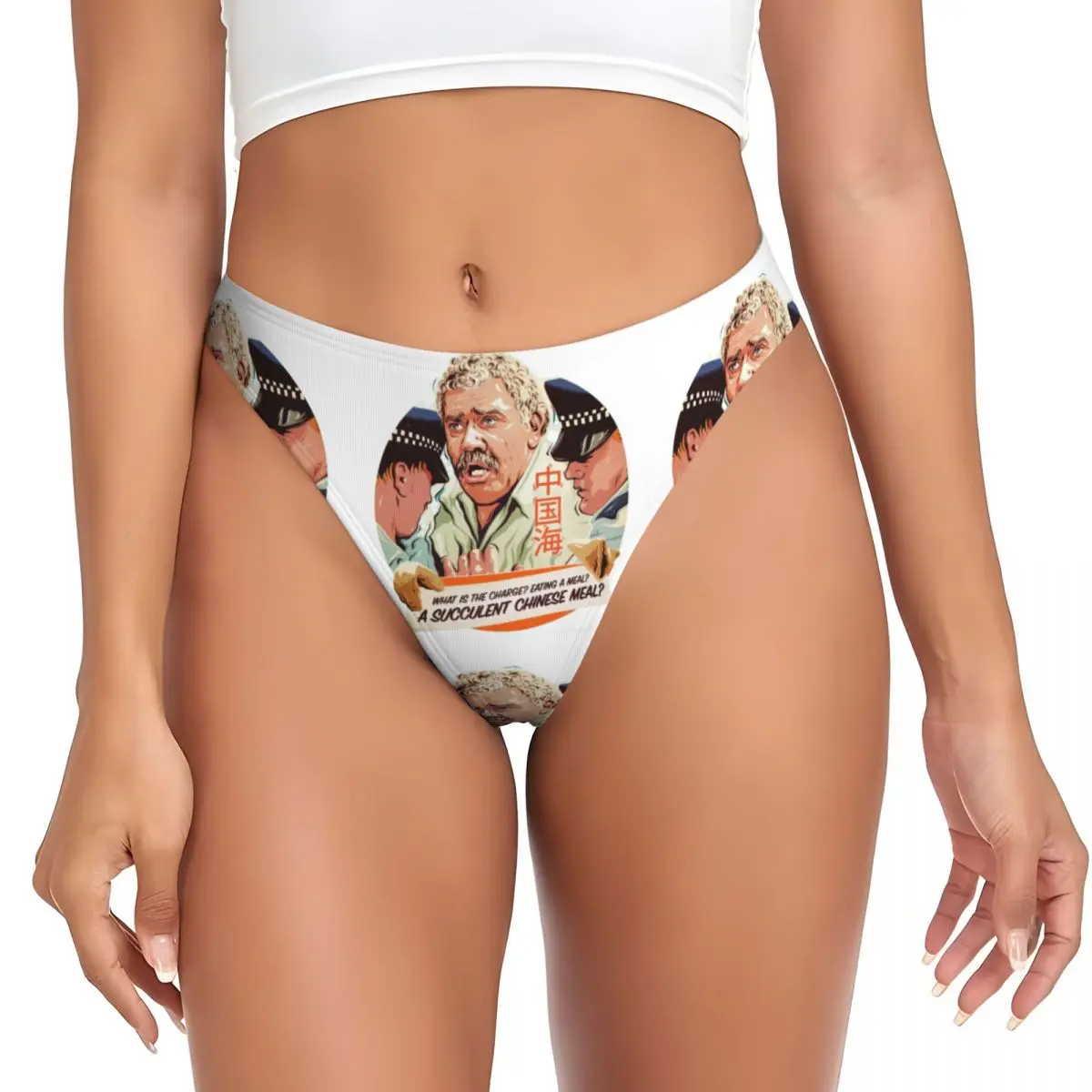 Custom A Succulent Chinese Meal G-string Panties Breathable Women Stretch Thongs Comfort Underwear