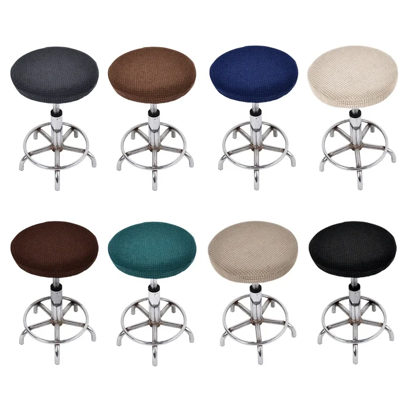 원형 의자 커버 의자 시트 커버, 탈착식 세탁 가능, 회전 리프트 의자 케이스, 올 인클루시브 벤치 커버 시트 케이스