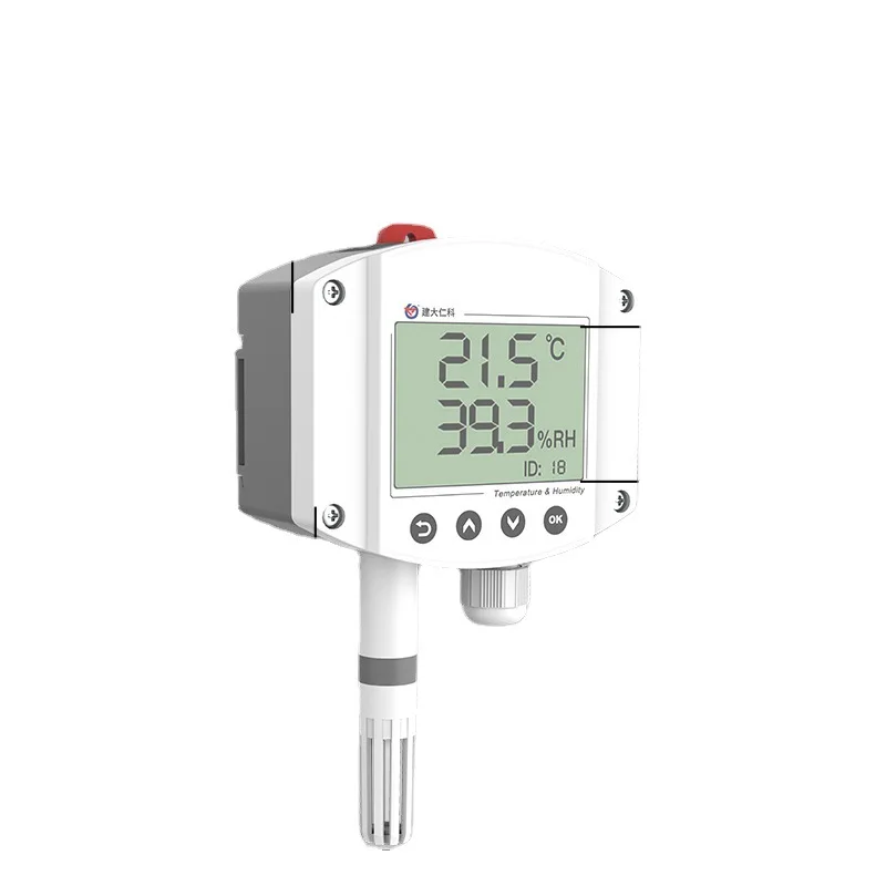 

Industrial pharmacy high-precision 485 wall-mounted LCD high-precision temperature and humidity transmitter